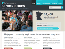 Tablet Screenshot of mnseniorcorps.org